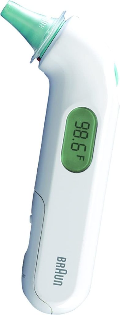 مقياس حرارة للأطفال والرضع من الأذن براون ثيرموسكان 3