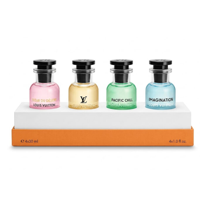 ⁦بوكس Louis Vuitton الأنيق - أربع قطع من العطور الفاخرة⁩ - الصورة ⁦9⁩