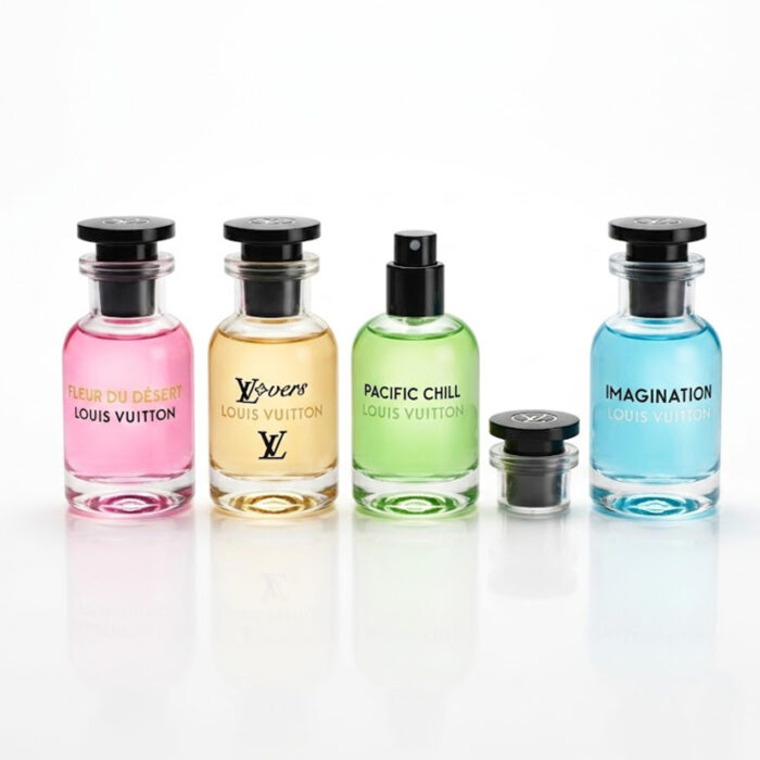 ⁦بوكس Louis Vuitton الأنيق - أربع قطع من العطور الفاخرة⁩ - الصورة ⁦10⁩