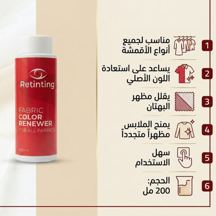 ⁦معالج بهتان الملابس - استعادة ألوان ملابسك بفاعلية مع خصم يصل إلى 50%⁩ - الصورة ⁦4⁩